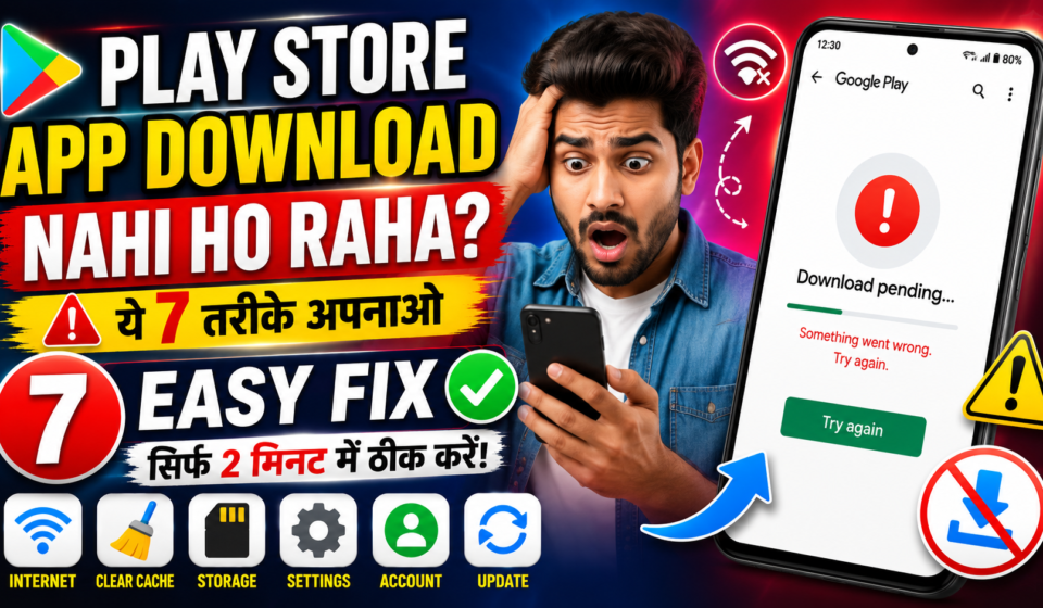 Play Store App Download Nahi Ho Raha